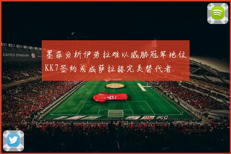 墨菲分析伊劳拉难以威胁冠军地位KK7签约或成萨拉赫完美替代者